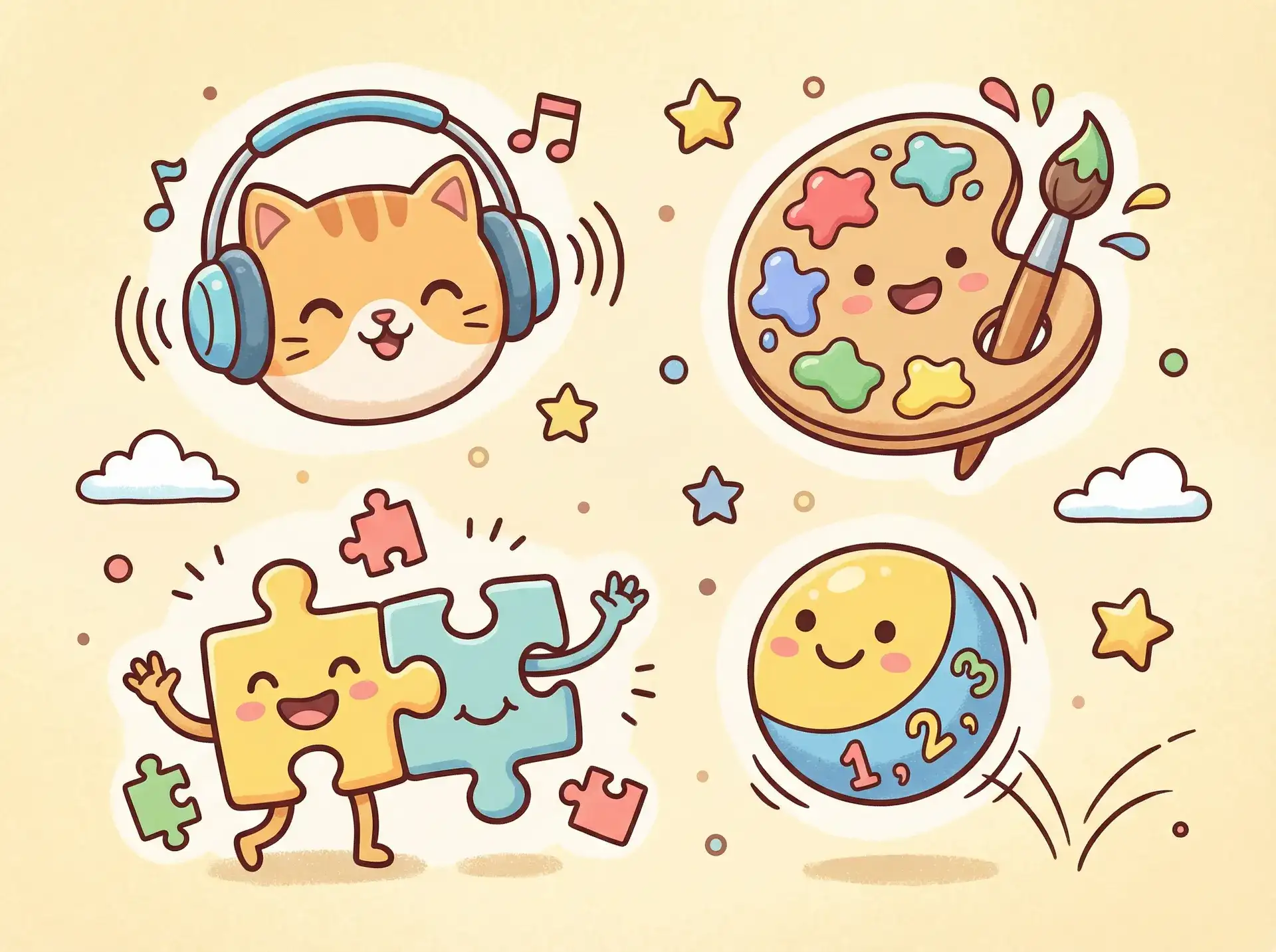 小朋友的手工作品 - 红叶高手联盟 益智创作